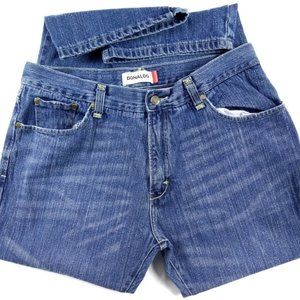 Men's Donaldo WESTERN WEAR LOW BOOT CUT BLUE JEANS Tag 38x30 Actual w34xL29.5